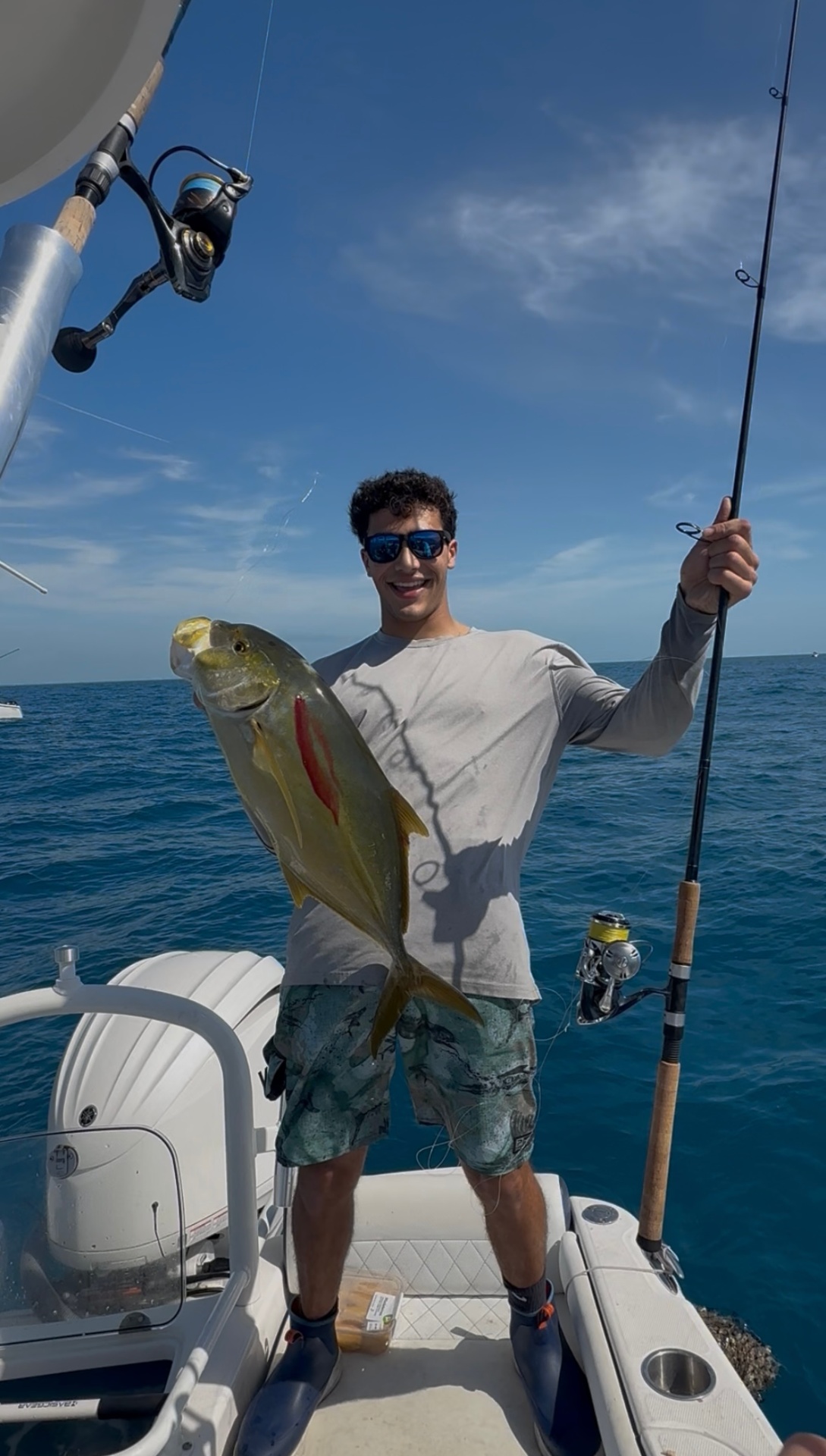 Yellow Jack caught Blue Water