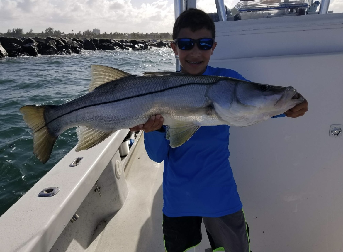 Snook caught South Florida Inlet