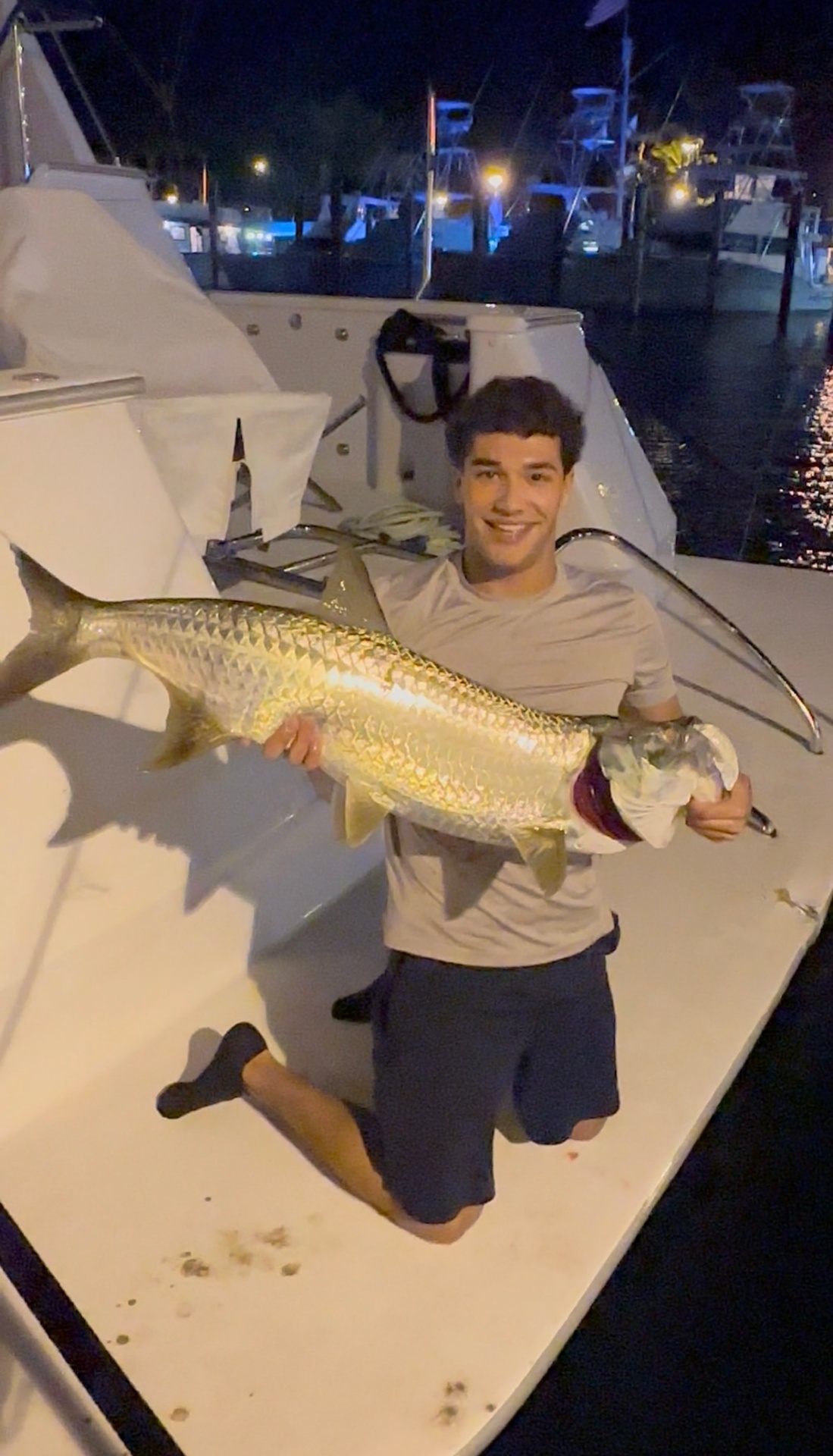 Tarpon caught Marina Lights